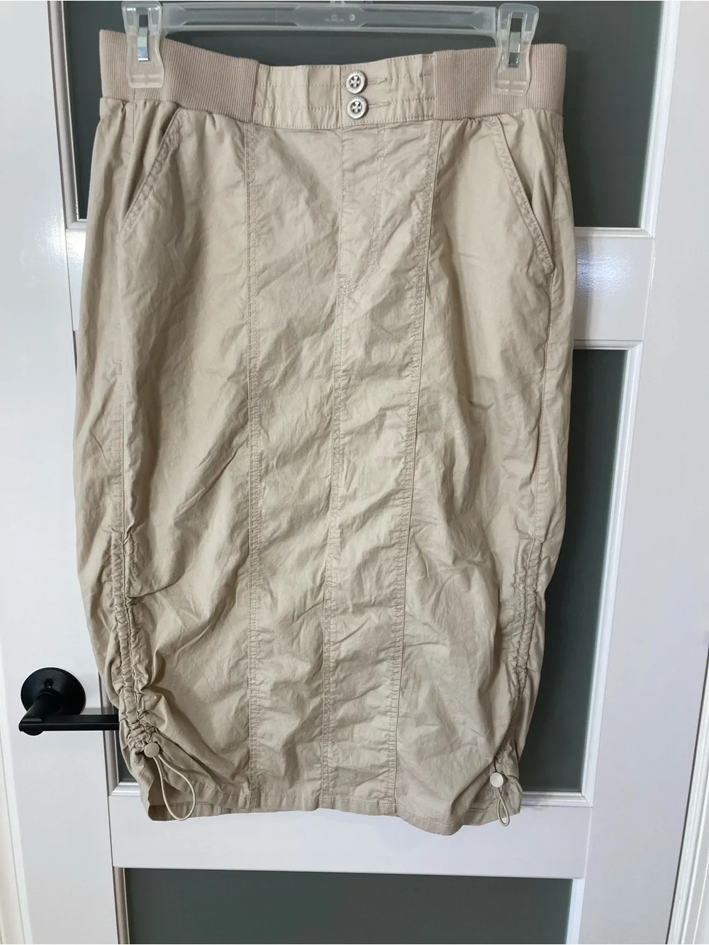 Torrid Maxi Poplin Cargo Skirt - Beige - Torrid Size 00 - 10 -